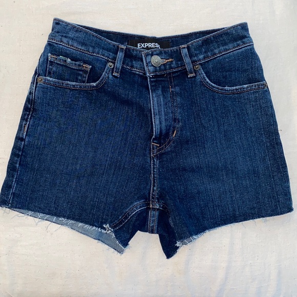 EXPRESS SHORTS MIDI HIGH RISE - Picture 1 of 4